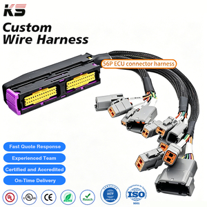 Harness Kabel Otomotif dengan Konektor JST PH XH SH ZH VH Kustom OEM ODM Pabrik Bersertifikasi IATF16949 - Product Image 1