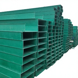 Bandejas de Cables de Fibra de Vidrio Personalizadas, Ductos para Cables, Cajas de Distribución, Retardantes de Llama, Ignífugos, de Gran Vano, Tipo Escalera, con Recubrimiento en Polvo - Product Image 1