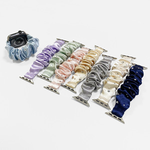 Correa de Reloj de Satén con Perlas y Diamantes de Imitación para <span class=keywords><strong>Apple</strong></span>, Samsung, Huawei, Xiaomi, Universal de 15 mm - Product Image 4
