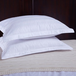 5 Sao Khách Sạn Khăn Trải Giường 100% Cotton Khách Sạn Nhà Cung Cấp Màu Rắn Thêu Trắng Lanh Chăn Sang Trọng Bộ Đồ Giường Đặt Tấm Ga Trải Giường - Product Image 2