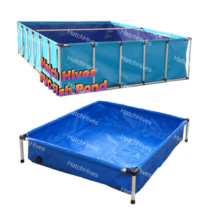 Bâches en toile épaisse HatchHives pour l'élevage de crevettes, d'écrevisses et de homards, avec sortie de drainage, en vente - Product Image 5