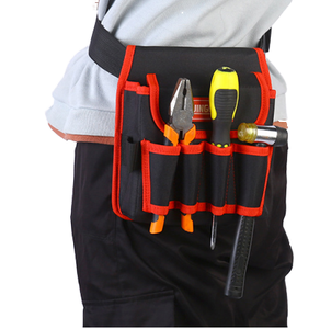 Sac en tissu Oxford épaissi du fabricant, kit de réparation de matériel polyvalent pour électricien, fermeture à boucle et crochet poreuse NOIR, OEM ODM - Product Image 1