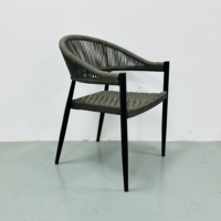 Chaises de jardin françaises, table à manger, mobilier de restaurant, chaise empilable en aluminium, ensemble de chaises pour terrasse extérieure, balcon, boutique