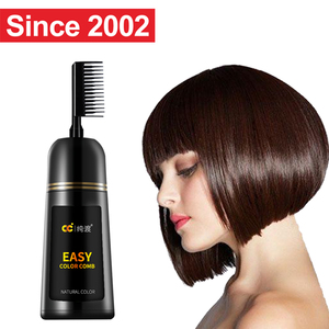 Tinte para el cabello, champú negro, color natural permanente para todo tipo de cabello, cubre el cabello blanco, uso para adultos - Product Image 6