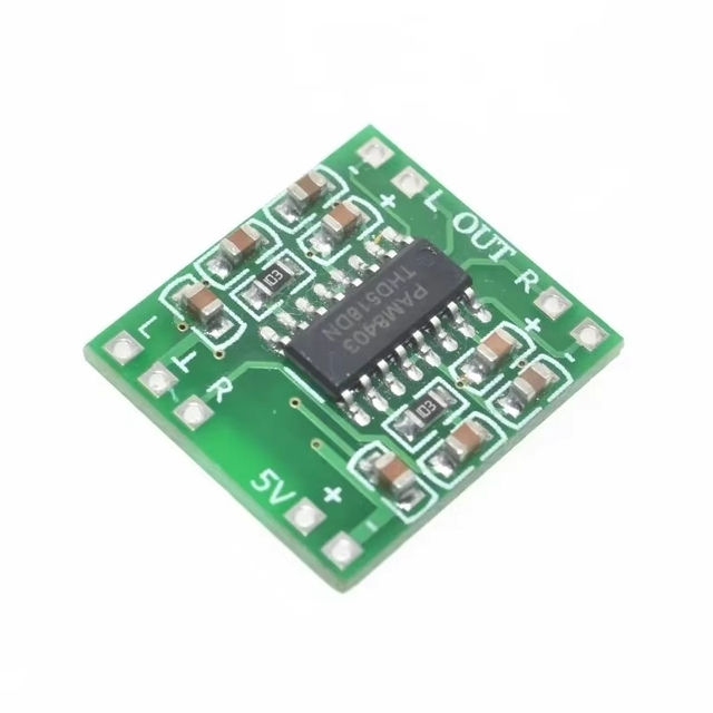 Mini 2.5V to 5V PAM8403 Power Amplifier Board 2-Channel 3W Class D Audio Speaker Electronics