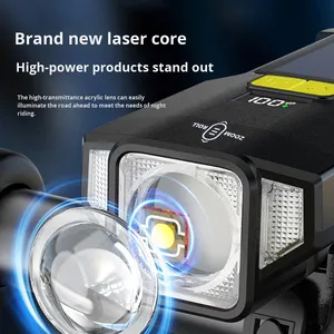 Linterna <span class=keywords><strong>de</strong></span> Largo Alcance para Ciclismo Nocturno con Pantalla Digital <span class=keywords><strong>de</strong></span> Energía Solar BL259007, Venta al por Mayor <span class=keywords><strong>de</strong></span> Fábrica - Product Image 3