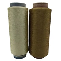 Filament texturé 100 % polyester pour crochet, idéal pour la broderie, la haute ténacité, l'éco-responsabilité, les sacs, les vêtements et les chaussures.