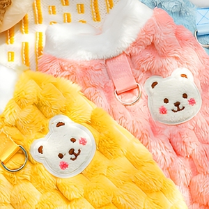 Gilet in Peluche per Cani, Abbigliamento per <span class=keywords><strong>Animali</strong></span> Domestici, Giacca Morbida e Calda per Cuccioli per Autunno e Inverno - Product Image 5