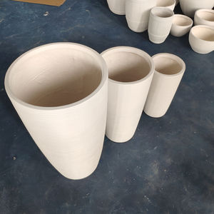 OEM fabbrica grande <span class=keywords><strong>vaso</strong></span> rotondo <span class=keywords><strong>vaso</strong></span> in fibra di vetro bianco <span class=keywords><strong>vaso</strong></span> di fiori <span class=keywords><strong>da</strong></span> giardino per fiori e <span class=keywords><strong>Cactus</strong></span> - Product Image 5