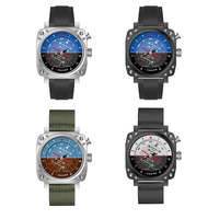 Nouvelle montre multifonctionnelle à engrenages, design créatif de boîte de vitesses, mouvement innovant, montre de performance tendance