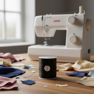 ด้ายเย็บผ้า ILAN แบบหางหนู ขนาด 2.5 ซม. x 50 ม. สีดำ - Product Image 3