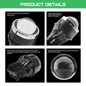 Projecteur antibrouillard bi-led tricolore 3,0 pouces à double faisceau étanche pour <span class=keywords><strong>Toyota</strong></span> <span class=keywords><strong>Verso</strong></span> Fj150 Avanza Camry Hilux - Product Image 4