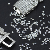 Xingyue Lieferant Großhandelspreis FL VVS 0,7-2,9 2mm Diamantprüfer-geprüfter loser Moissanit Melee Diamant