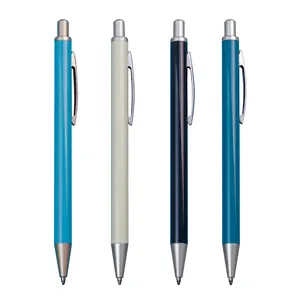Penne in metallo con penna a sfera con logo personalizzato con penna promozionale di nuovo design per il mercato statunitense