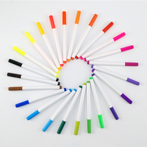 Pennarelli Lavabili <span class=keywords><strong>per</strong></span> Bambini KHY Ultra Clean, 24 Colori, Punta Piatta <span class=keywords><strong>per</strong></span> Quilting - Product Image 1