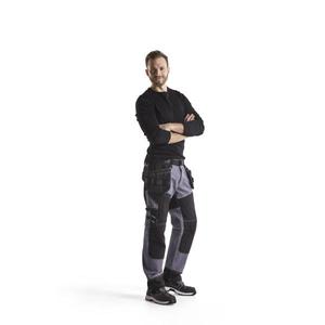 BLAKLADER - 150013709499D104 Pantalon d'artisan X1500 Gris/Noir-PANTALON DE TRAVAIL EAN 7330509256305 PANTALON DE TRAVAIL CARGO - Product Image 3
