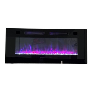 Chimenea eléctrica silenciosa de ahorro de energía 750W Modo ecológico Superficie de vidrio templado de 5mm Tamaños de 30-60 pulgadas disponibles - Product Image 5