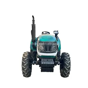 Çok fonksiyonlu kompakt küçük tarım 4wd çiftlik traktörü 4x4 Mini traktörler
