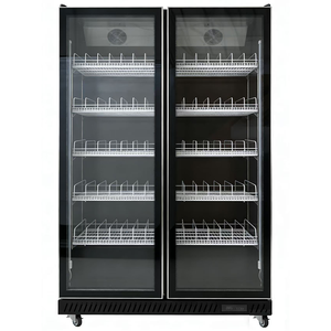 Réfrigérateur commercial à 2 portes vitrées pour boissons, vitrine réfrigérée à économie d'énergie pour bars, restaurants et commerces de détail - Product Image 4