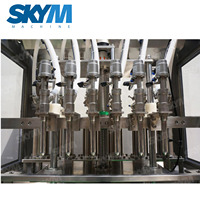 Ligne de Production automatique de shampooing lavage à la main savon liquide détergent Lotion cosmétique remplissage linéaire Machine de capsulage et d'étiquetage