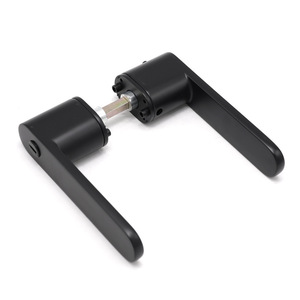 กุญแจล็อคประตูห้องนอนแบบมินิมอลรักษ์โลก สีดำ/ขาว/เทา ดีไซน์แม่เหล็กทันสมัย เงียบไร้เสียง - Product Image 5