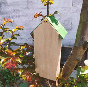 โรงแรมแมลงไม้เพื่อการศึกษาพร้อมไฟ LED พลังงานแสงอาทิตย์ บ้านแมลงสำหรับสวนโรงเรียน - Product Image 5