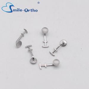 Prezzo di fabbrica di alta qualità Smile-orto anticipo apparecchio dentale ortodontico legabile doppi ganci linguale bottoni 9.83mm - Product Image 4
