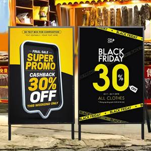 Tùy chỉnh hộp Đèn, quảng cáo hình ảnh studio hộp Đèn, sàn đứng hiển thị dọc Poster 'a'board quảng cáo hộp Đèn - Product Image 6