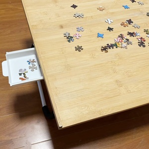 <span class=keywords><strong>Table</strong></span> de <span class=keywords><strong>puzzle</strong></span> en bambou DIY avec couleur personnalisée - Product Image 6