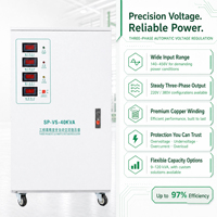 Stabilisateur de tension triphasé haute performance 40 kVA 415 V, régulateur de puissance automatique pour équipements miniers et de construction