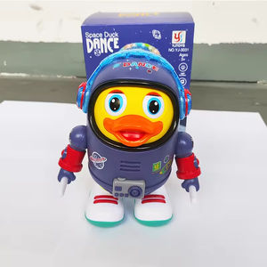 Juguete de Pato <span class=keywords><strong>Robot</strong></span> Bailarín con Temática Espacial, Mascota Electrónica con Música y Luces LED, Animal Caminante Educativo, Regalo para Niños - Product Image 3