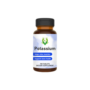Tabletas de Potasio OEM ODM con Potasio que Ayudan a Relajar los Músculos, Apoyan la Salud Ósea y la Función Digestiva, Suplemento para la Concentración - Product Image 1