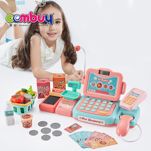Supermercato registratore di <span class=keywords><strong>cassa</strong></span> <span class=keywords><strong>giocattolo</strong></span> di plastica elettronica per i bambini - Product Image 4