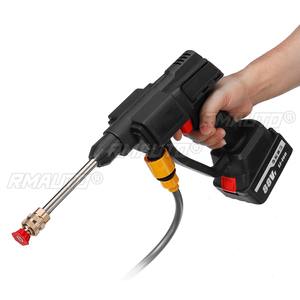 เครื่องฉีดน้ำแรงดันสูงไร้สาย 3000W 88V สำหรับล้างรถยนต์ พร้อมหัวฉีดโฟม สำหรับทำความสะอาดรถยนต์  พร้อมแบตเตอรี่ 2 ก้อน - Product Image 5