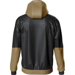 Chaqueta cortavientos con capucha de diseño minimalista a la moda, elegante e intemporal para atuendos informales cotidianos y looks de calle - Product Image 4