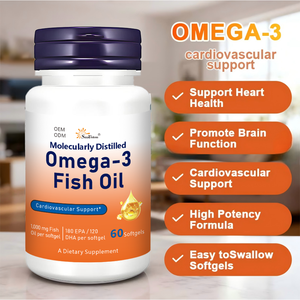 Cápsulas de Óleo de Peixe para Saúde do Cérebro e do Coração, Suporte ao Sistema Imunológico, Atacado <span class=keywords><strong>Global</strong></span> - Product Image 2