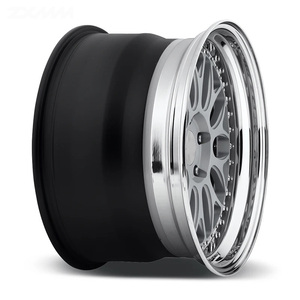 Mâm xe đúc tùy chỉnh 18 19 20 21 <span class=keywords><strong>22</strong></span> 23 inch 3 mảnh 5x112 5x120 mạ crôm vành sâu dành cho BMW M3 M4 Audi R8 S8 A8 - Product Image 4