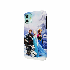 Custodia a sublimazione 2 in 1 a tema congelato con design di animazione per <span class=keywords><strong>iPhone</strong></span> <span class=keywords><strong>11</strong></span> nuova cover mobile a colori con paraurti in TPU - Product Image 4