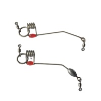 Curseurs d'appâts vivants de pêche personnalisés avec perles lumineuses poids en plomb émerillons de pêche appâts coulissants quille accessoires de pêche lestés