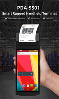 Precio de fábrica directo Android portátil PDA 58MM recibo impresora térmica 2D QR escáner de código de barras GMS certificado POS Terminal