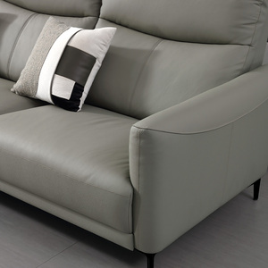 Canapé-<span class=keywords><strong>lit</strong></span> en cuir véritable de qualité commerciale, structure en bois massif durable, design sectionnel moderne pour les hôtels 5 étoiles haut de gamme - Product Image 2