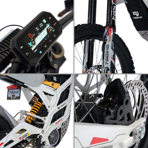 Nouvelle moto de cross sans balais à cadre en aluminium 16,8 kW, vitesse maximale de 95 km/h, moto sportive - Product Image 3
