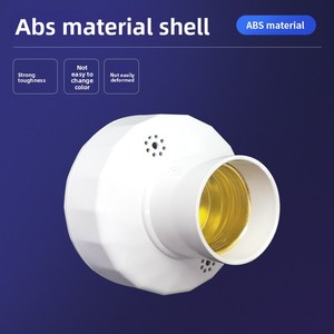 ABS <span class=keywords><strong>Sensor</strong></span> de Radar E27 Portalámparas <span class=keywords><strong>Socket</strong></span> 3-8M Sonido Voz Control de luz Cuerpo humano Control remoto infrarrojo para pasillo de escalera - Product Image 4