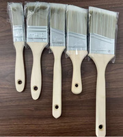 Pinceaux d'angle 5 pièces – Ensemble de pinceaux biseautés de 1 à 2,5 pouces pour moulures, murs, armoires, outils de peinture intérieure et extérieure