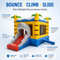 Maison gonflable pour enfants, toboggan gonflable, combo pour enfants
