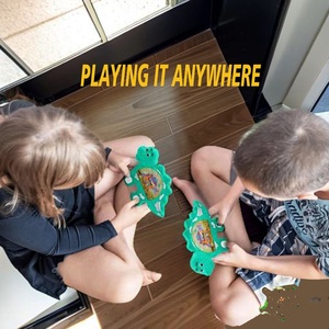 KK nuovo dinosauro palmare gioco d'acqua per <span class=keywords><strong>i</strong></span> bambini, giochi d'acqua giochi <span class=keywords><strong>acquatici</strong></span> sensoriali, gioco di lancio ad anello giocattolo portatile; Bambini da viaggio giocattolo tascabile - Product Image 4