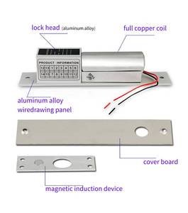 5 线故障安全电dropbolt锁大门摇摆式弹簧门电动门DC12V - Product Image 5