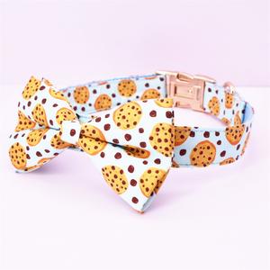 <span class=keywords><strong>Collar</strong></span> acolchado para perros y gatos con pajarita estampada personalizada y hebilla de metal Accesorios para mascotas grandes y pequeños - Product Image 5