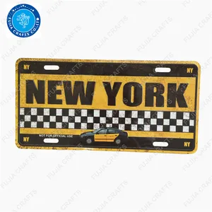Professional Vehicle License Plate Manufacturer Pressing Number Plate Embossing Aluminum Car Plate