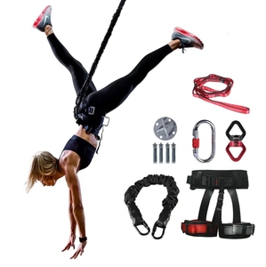 Équipement de Bungee Fitness Intérieur : Ceinture de Vitalité, Kit de <span class=keywords><strong>Yoga</strong></span> Aérien Suspendu à Domicile, Bande Élastique pour Danse Volante, Ensemble de Bungee Jumping Aérien - Product Image 2